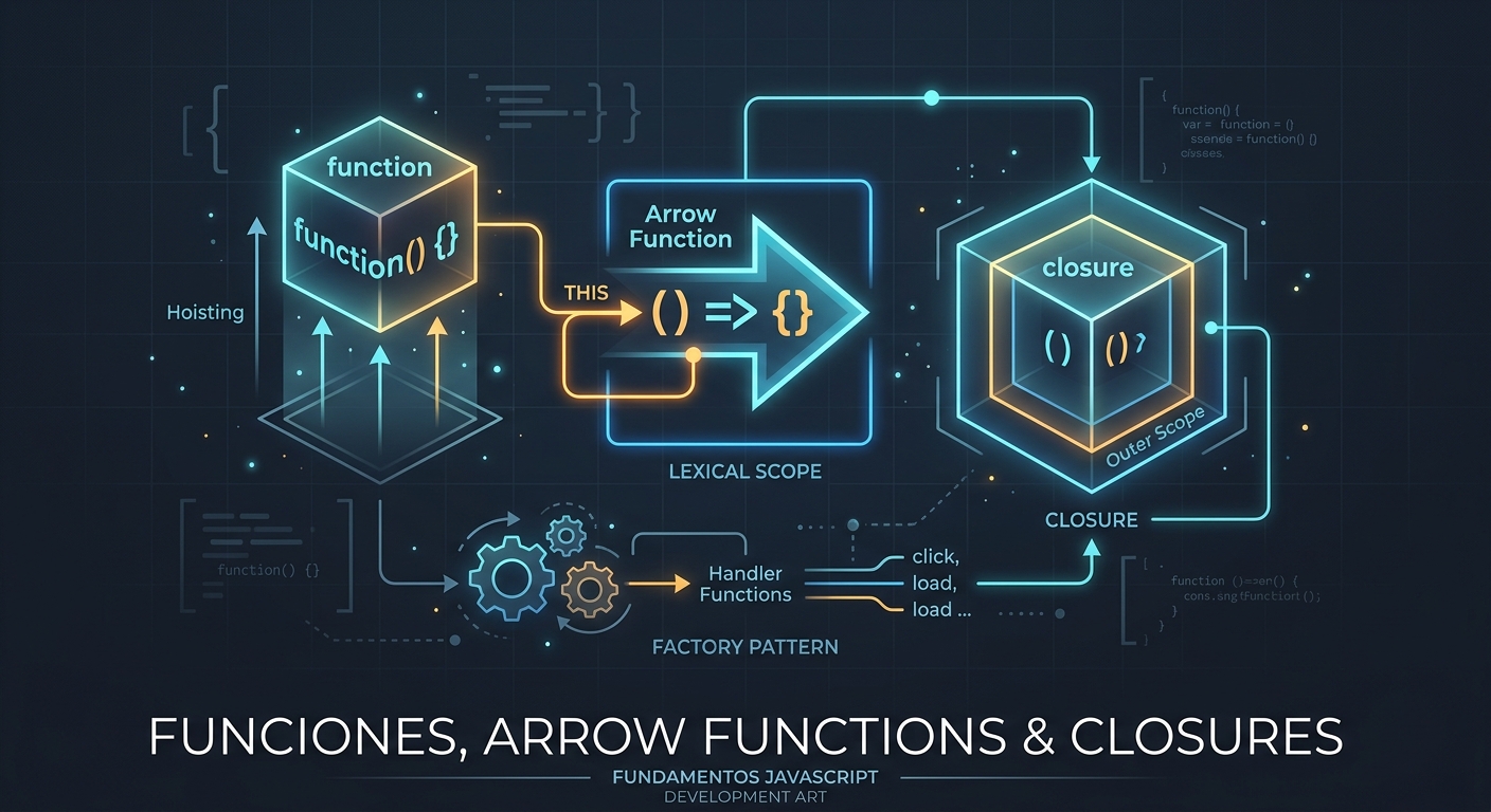 Funciones, arrow functions y closures